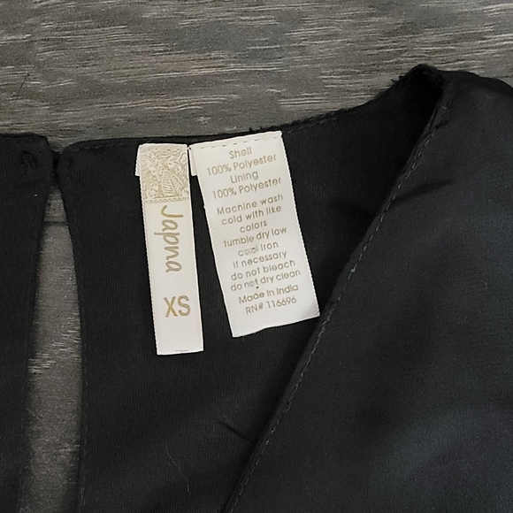 NWOT Flowy Black Dress - Picture 4 of 9